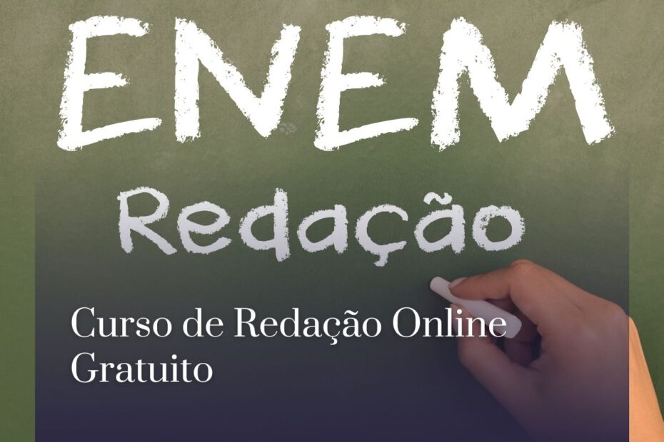 Curso de Redação Online Gratuito Curso de Redação Online Gratuito